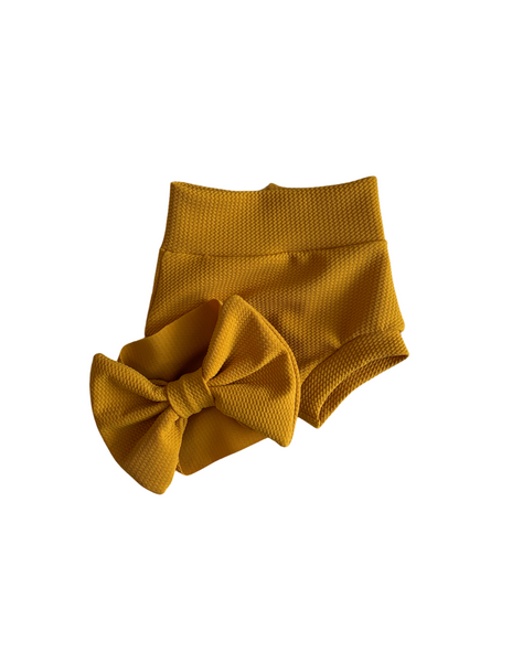 Fall Bow in Mustard