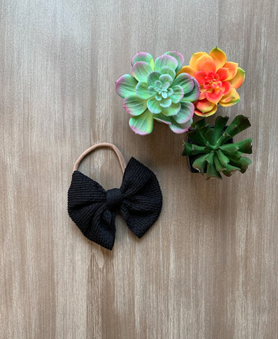 Black Bow on Nylon