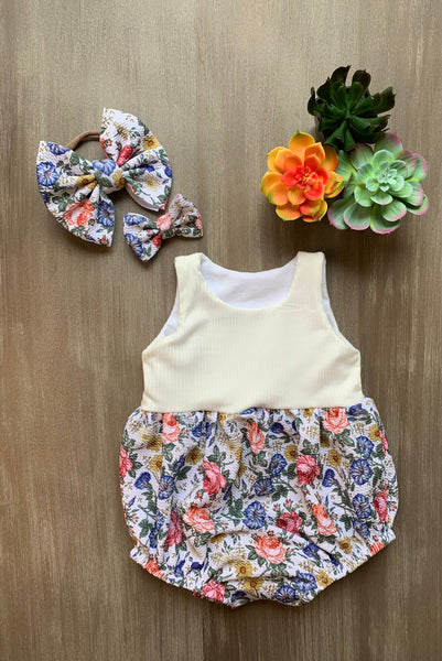 Daisies Bubble Romper